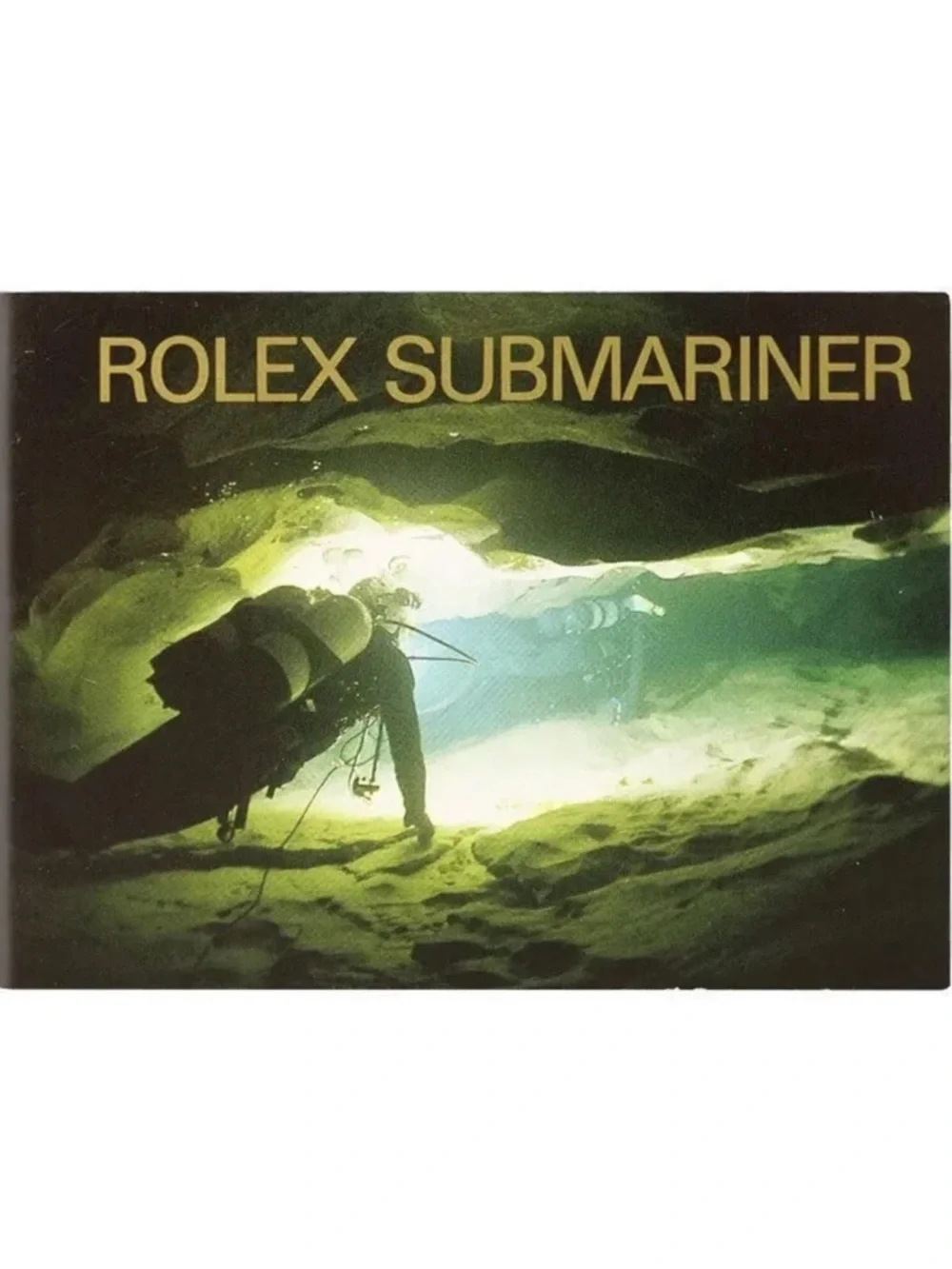 Rolex Submariner Stainless Steel Watch with Green Bezel and Black Dial